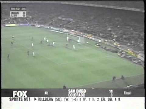 2001 April 5 Barcelona Spain 0 Liverpool England 0 UEFA Cup
