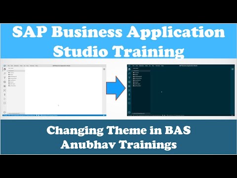 Change theme in Business Application Studio | UI Theme Designer in SAP Business Application Studio