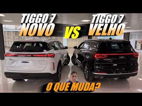 NOVO TIGGO 7 PRO 2027 vs "VELHO" TIGGO 7 PRO 2027 - O que realmente muda?
