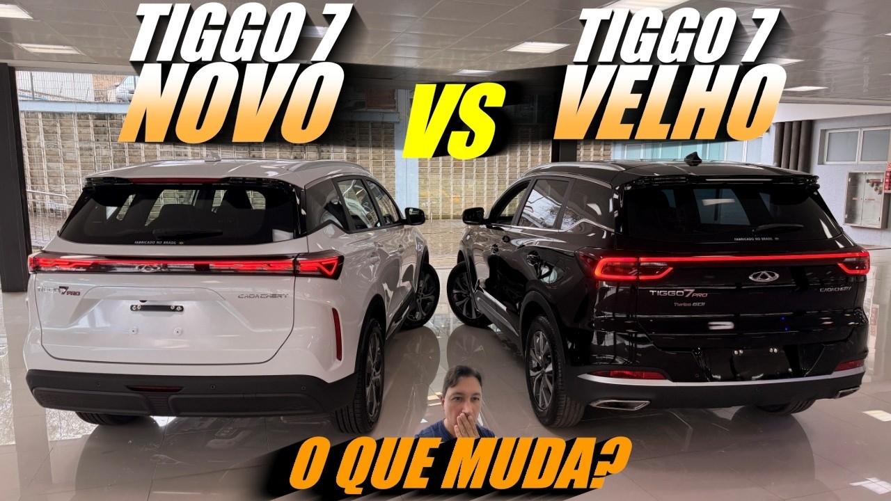 NOVO TIGGO 7 PRO 2027 vs "VELHO" TIGGO 7 PRO 2027 - O que realmente muda?