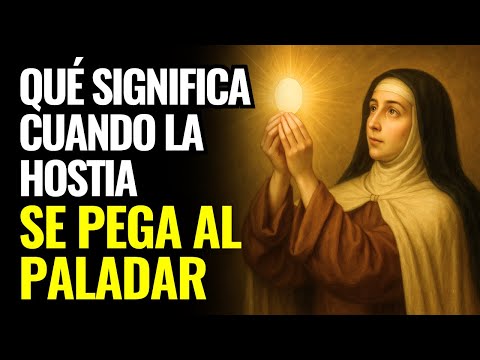 5 VERDADES OCULTAS SOBRE CUANDO LA HOSTIA EUCARÍSTICA SE PEGA EN LA BOCA – SANTA TERESA REVELA