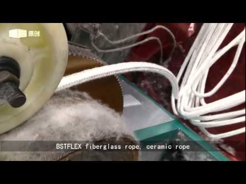 How we make the fiberglass rope, ceramic rope, silica rope