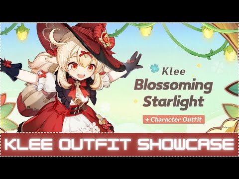 Klee 4 Star Outfit Blossoming Starlight Showcase