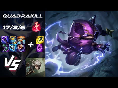 TOP Kennen vs Camille [QUADRAKILL] - EU Grandmaster Patch 14.18