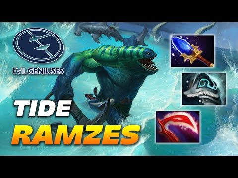 RAMZES666 Tidehunter Mega Power - Dota 2 Pro Gameplay