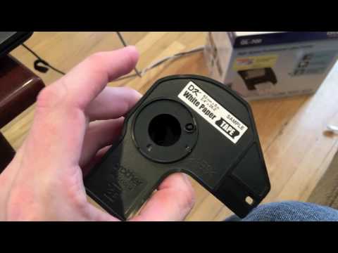 Brother label printer ql-700 replace label roll