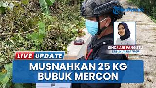 Polres Bondowoso Musnahkan 25 Kg Bubuk Mercon yang Akan Dijual untuk Petasan Idul Fitri