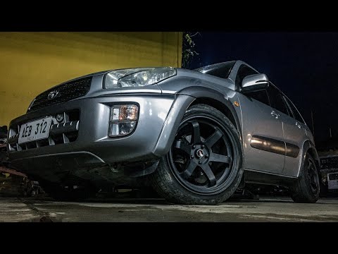 Full exhaust system on a 2001 Toyota RAV4