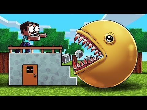Minecraft | KILLER PACMAN BASE CHALLENGE! (Base vs Pacman.EXE)