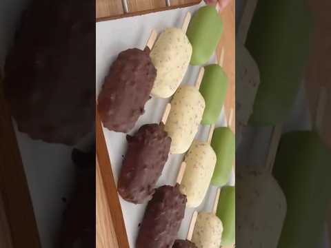 ايسكريم منزلي || وصفة كورية سهلة ولذيذة