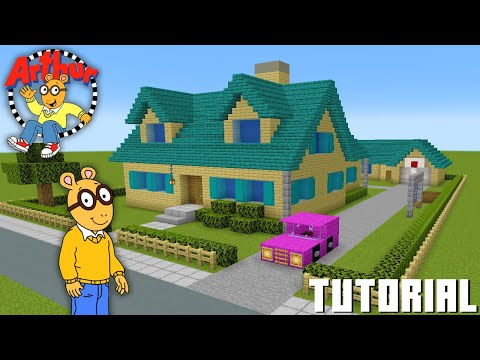 Minecraft Tutorial: How To Make Arthur Reads House "Arthur"