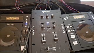 Video thumbnail for gemini mx 01 mixer & gemini cdj-isx 2 cd players by Bose andfriends