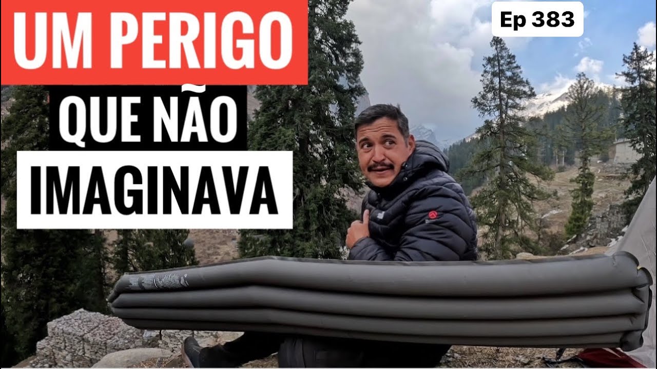 ACAMPAMENTO SELVAGEM no HIMALAIA. Aqui tem algo mais perigoso que o frio.