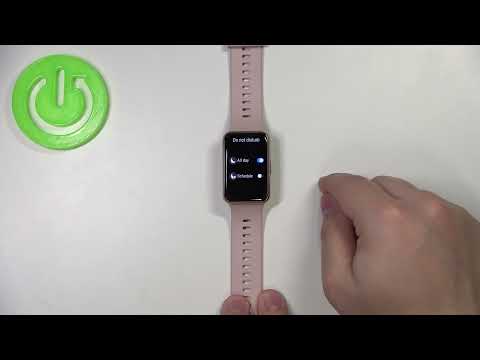 How to Enable Do Not Disturb Mode on HUAWEI Watch Fit New - Activate DND Mode