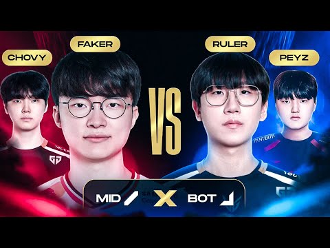 Faker and Chovy on the same team | Korean Mids vs ADCs match analysis