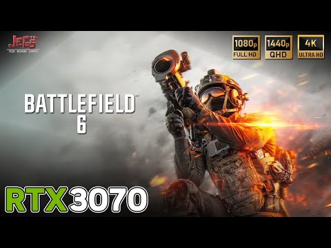 Battlefield 6 | RTX 3070 x R7 7800X3D | FHD, QHD benchmarks