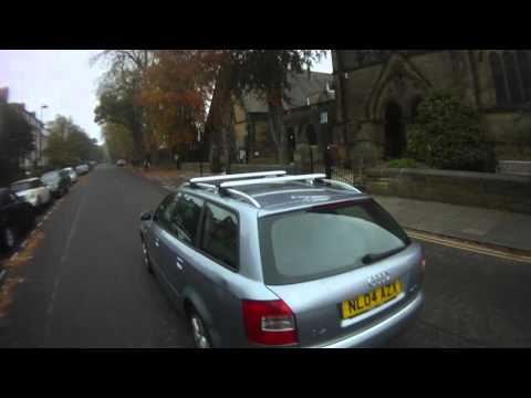 NL04 AZX - near miss when car driver pulls out from side road