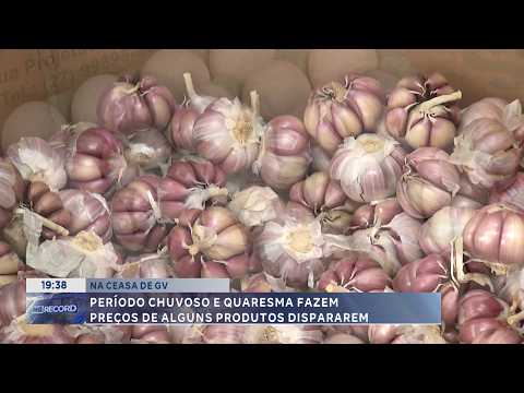 Na Ceasa de Valadares: período chuvoso e quaresma fazem preços de alguns produtos dispararem.