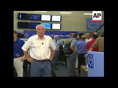 Largest particle collider fires protons across tunnel