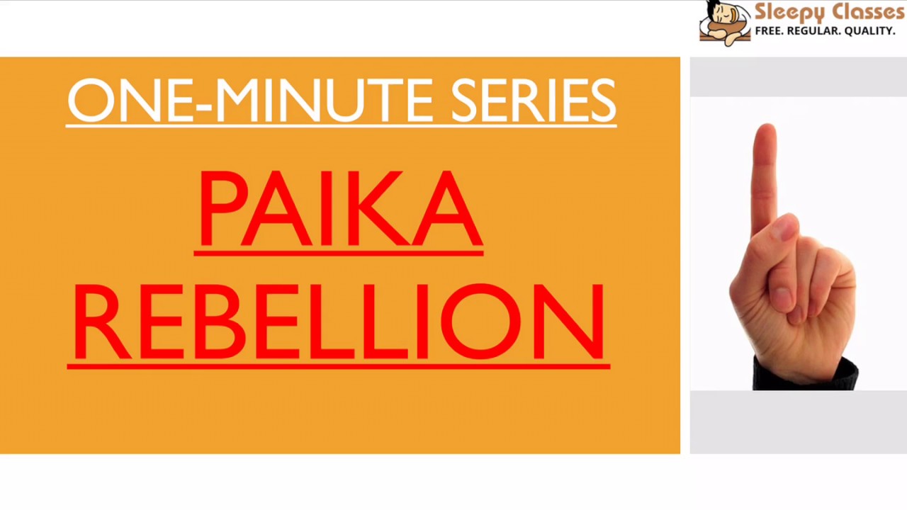 Paika Rebellion 1817 Video Tutorial 2