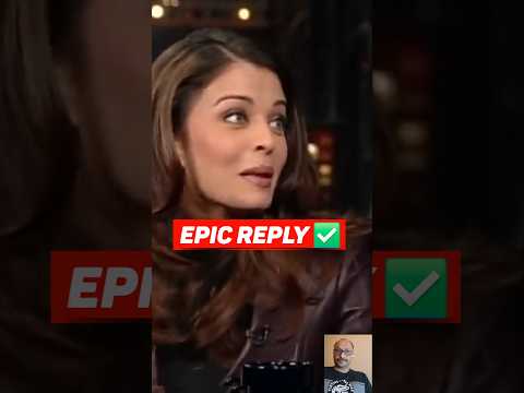 Aishwarya Rai’s Epic Reply Stuns American Journalist on Indian Family Values 🇮🇳🔥 #Shorts