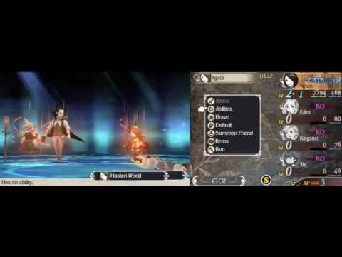 [Bravely Default] Lord DeRosso & Yulyana - Hard - Solo Agnés
