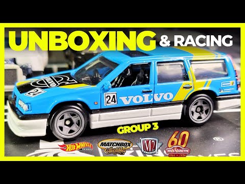 Unbox & Track: Selected diecast competing in beauty and performance [Group 3] Testing the new track