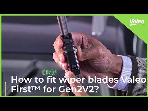 How to fit car wiper blades Valeo First™ for Gen2V2? | Valeo Service