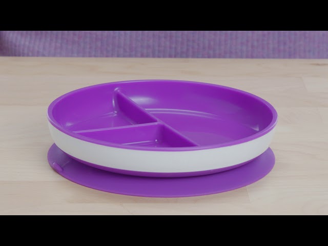 Vídeo relacionado con Munchkin Stay Put Baby Suction Bowl Set| Baby Bowls for Weaning| Baby Feeding Suction Dish Pack| for Babies & Toddlers 6 Months+|BPA Free Weaning Set for Babies| Microwave/Dishwasher Safe | 3 Pack