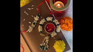 Latest Designer Bhai bhabhi Rakhi Collection, Couple rakhi designs, Lumba rakhi for Bhabhi