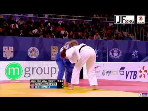 Judo 2016 Grand Prix Tbilisi: Unterwurzacher (AUT) - Howell (GBR) [-63kg] final