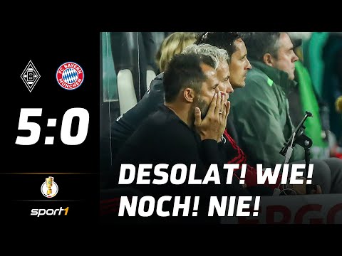 Historische Klatsche! Mönchengladbach – FC Bayern München | Tore und Highlights | SPORT1 - DFB-POKAL
