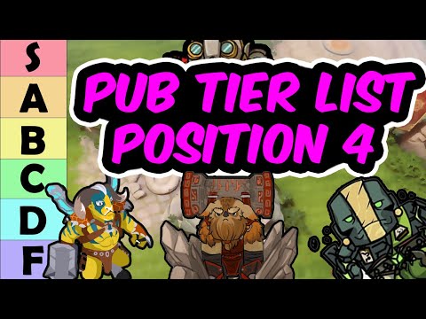 The Strongest Position 4 Support!  Dota 2 Pub Tier List - Position 4 (Part 1)