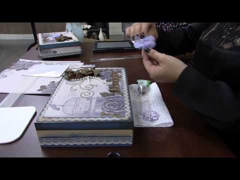 Mulher.com 29/08/2014 - Caixa com Scrap Decor por Marisa - Parte 2