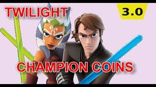 Disney Infinity 3.0 All Champion Coins for Twilight of the Republic playset