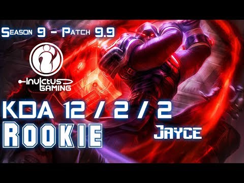 IG Rookie JAYCE vs AKALI Mid - Patch 9.9 KR Ranked