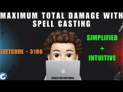 Maximum Total Damage With Spell Casting Leetcode 3186 Java Code Developer Coder
