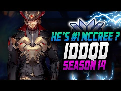 IDDQD IMPOSSIBLE MCCREE! HE'S BEST! [ OVERWATCH SEASON 14 TOP 500]