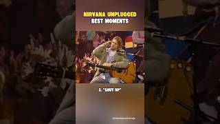 Nirvana Unplugged Best Moments! 🤣🤣🤣 #nirvana #top5 #musicshorts #shorts