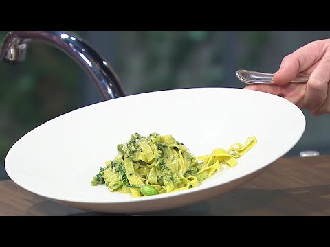 Homemade Pasta with Pesto | Alberto Rossi
