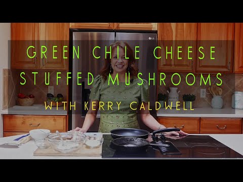 Green Chile Cheese Stuffed Mushroom