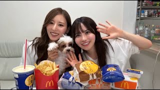 ２人で初配信♡