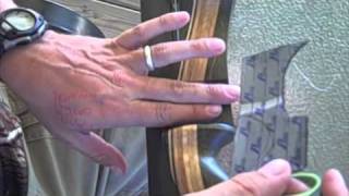 ArrowSling'nTV- VELCRO ARROW REST- budget mole skin