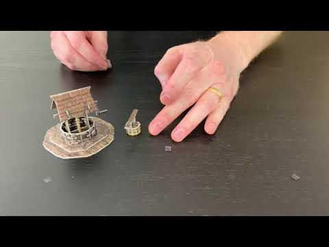 Fantasy Wargames assembly - Village Well & Baggage Cart