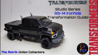 Download lagu Transformers Studio Series SS-14 Ironhide Transformation Guide! mp3