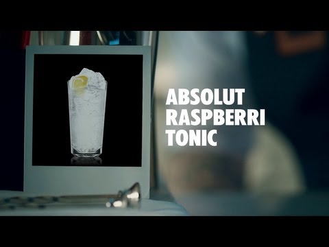 ABSOLUT RASPBERRI TONIC DRINK RECIPE - HOW TO MIX