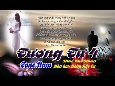 karaoke Tương Tư 4 |tone Nam|🎤