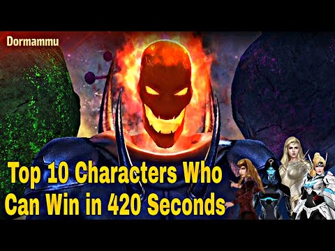 Top 10 Characters Rank Who Can Win in 420 Seconds GBR Dormammu - Marvel Future Fight