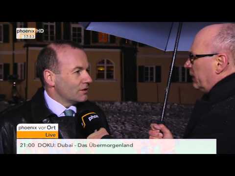 CSU-Klausurtagung: Manfred Weber zur Flüchtlingskrise am 07.01.2016