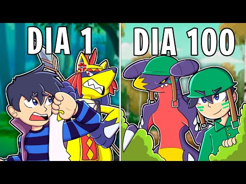 SOBREVIVI 100 DIAS EM UMA GUERRA POKÉMON NO MINECRAFT O FILME